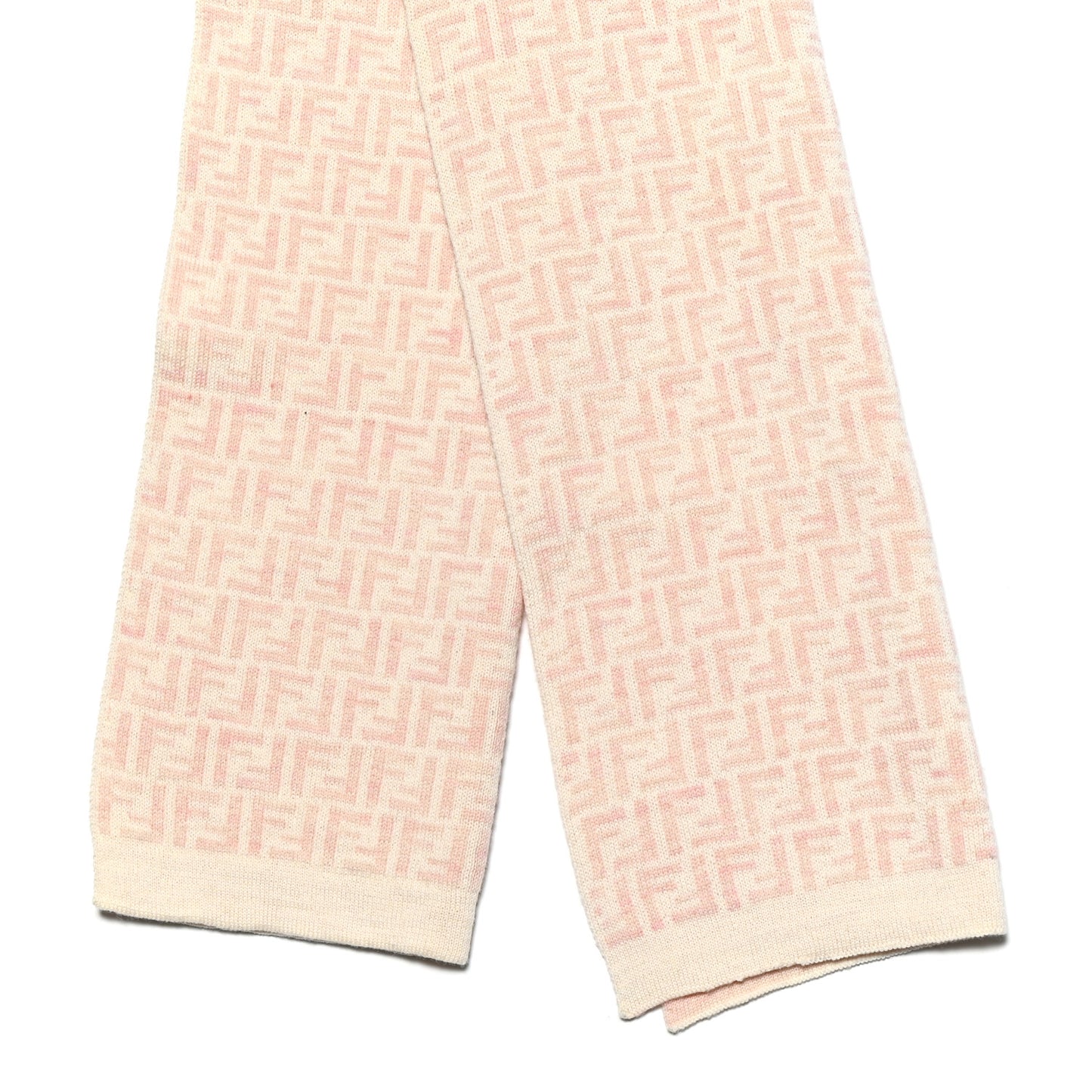 Wool Cashmere FF Scarf Pink