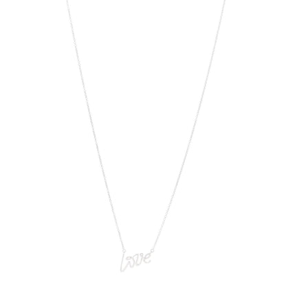 Tiffany Sterling Silver Paloma Picasso Graffiti Love Pendant Necklace 1 of 6