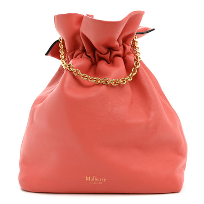 Mulberry Lambskin Mini Lynton Bucket Bag Coral 1 of 10