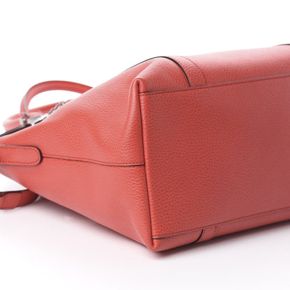 Gucci Dollar Calfskin Medium GG Charm Dome Satchel Sporting Red 7 of 8