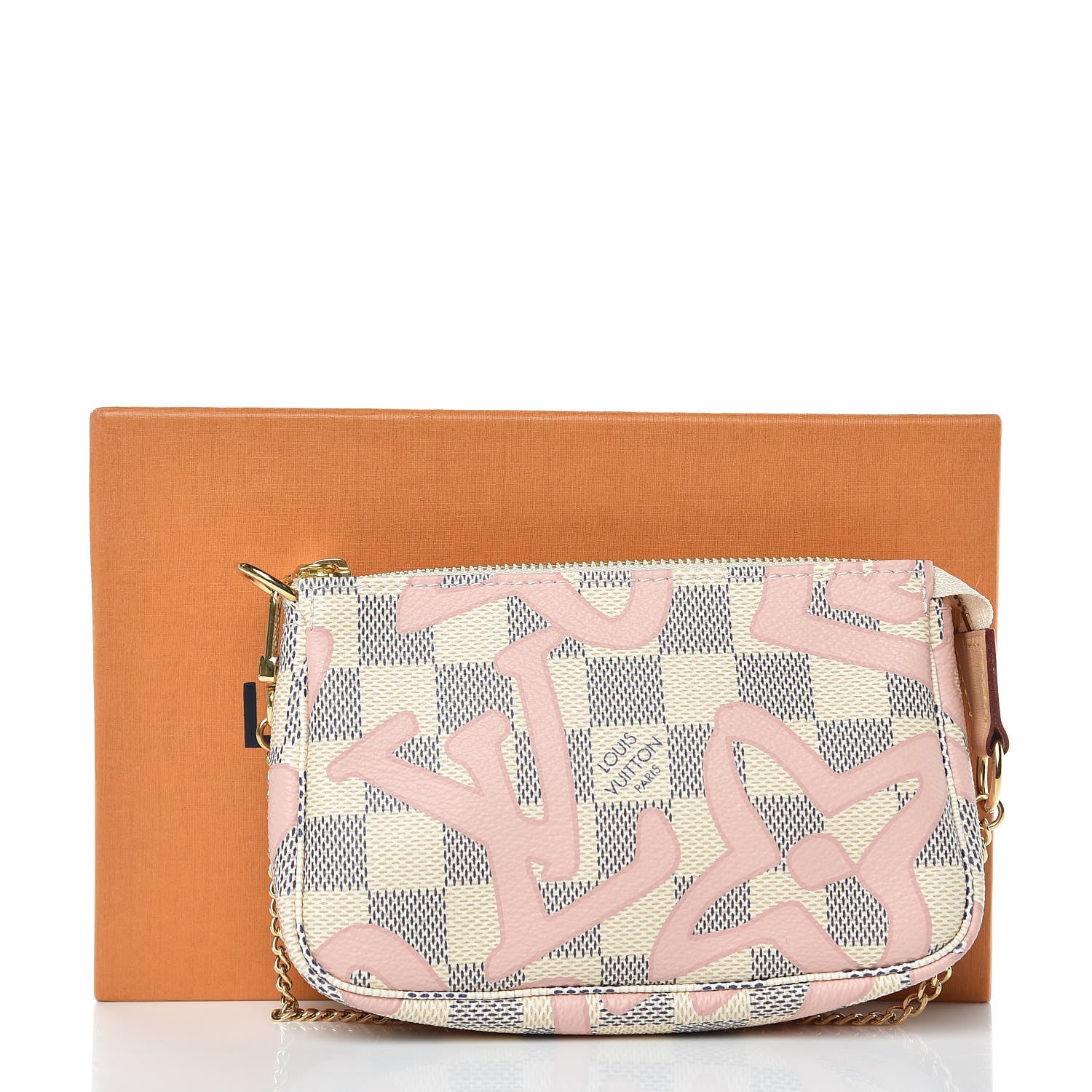 Louis Vuitton Damier Azur Tahitienne Mini Pochette Accessories 7 of 7