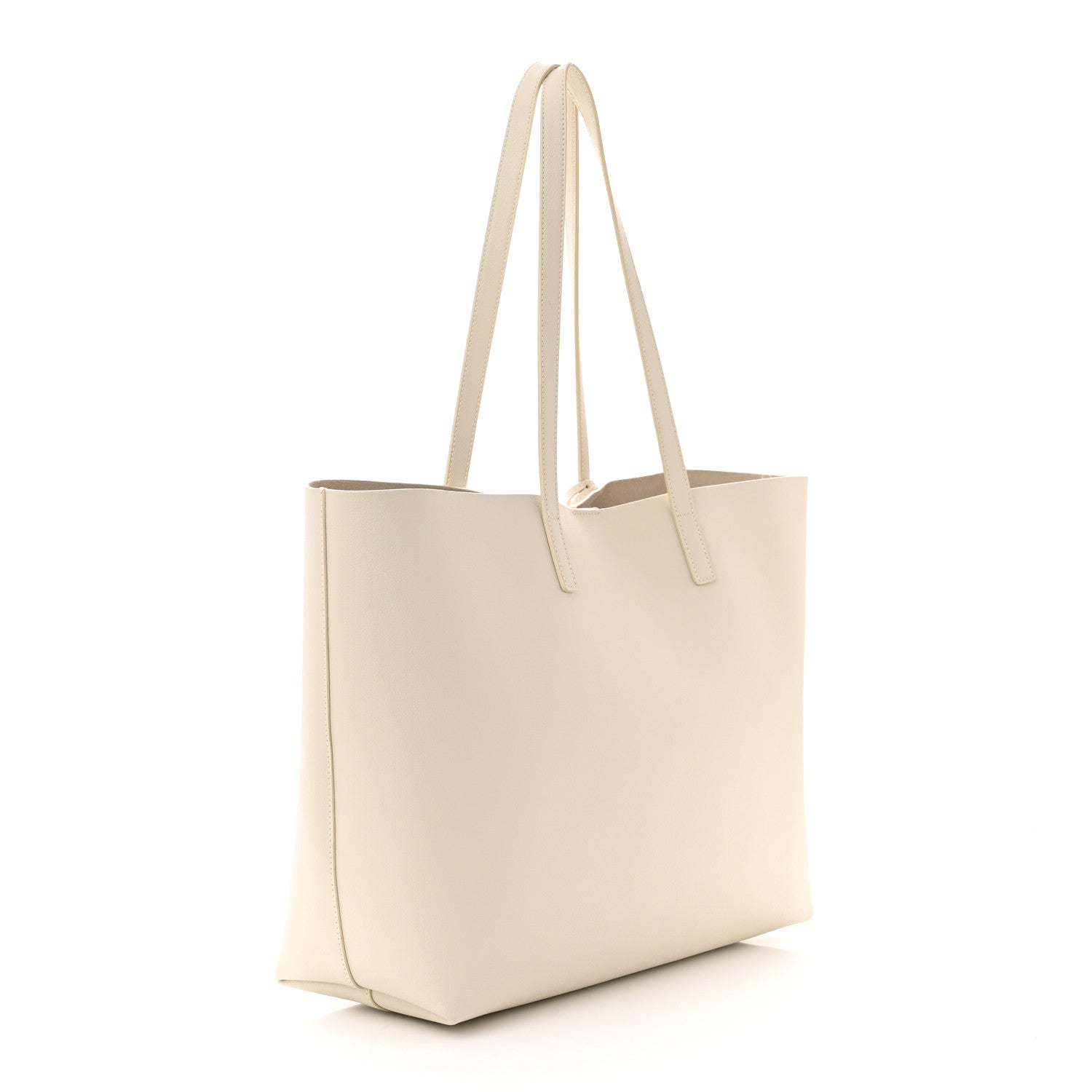 Saint Laurent Calfskin Large Shopping Tote Porcellana 4 of 12