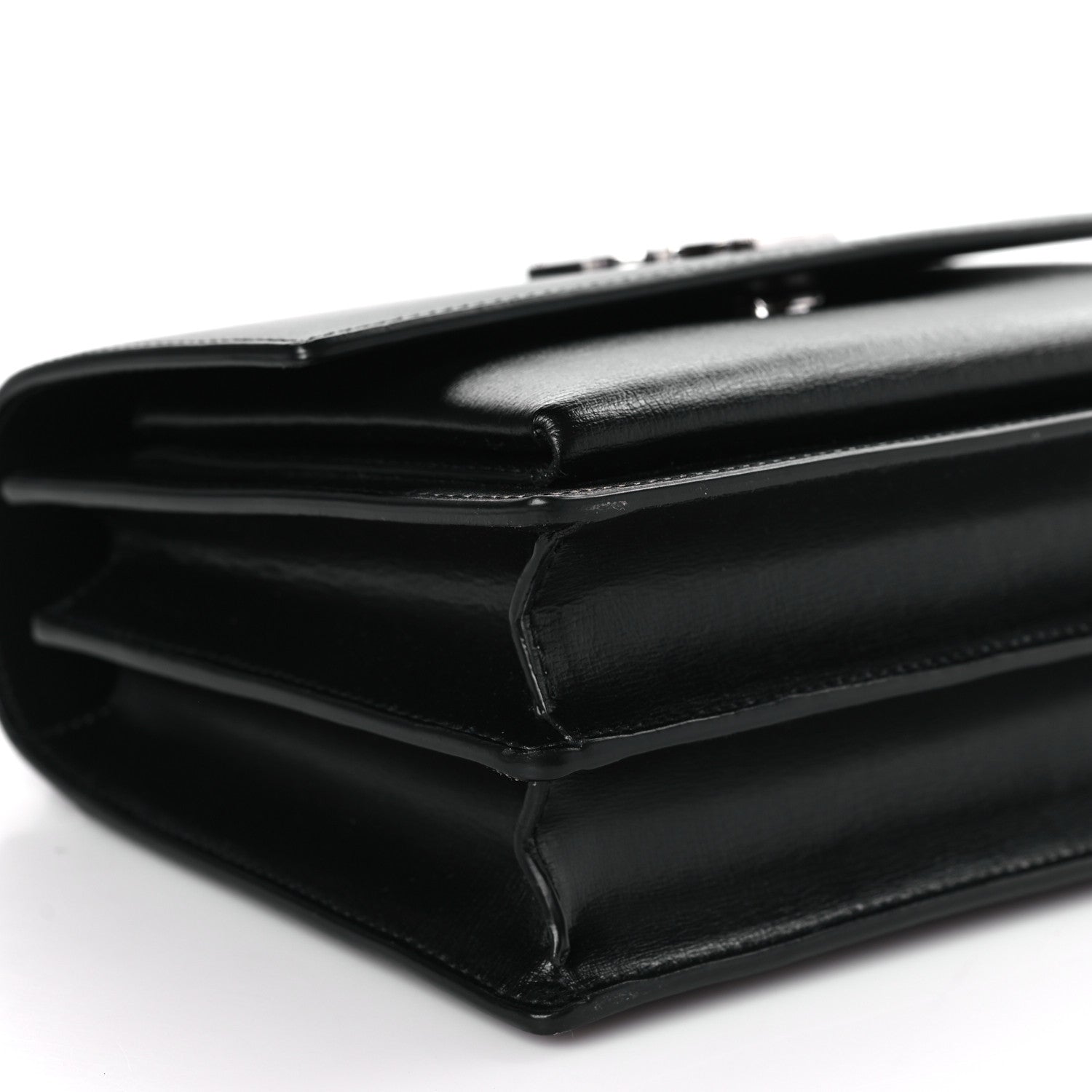 Saint Laurent Calfskin Medium Monogram Sunset Black 8 of 9