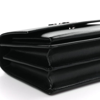Saint Laurent Calfskin Medium Monogram Sunset Black 8 of 9