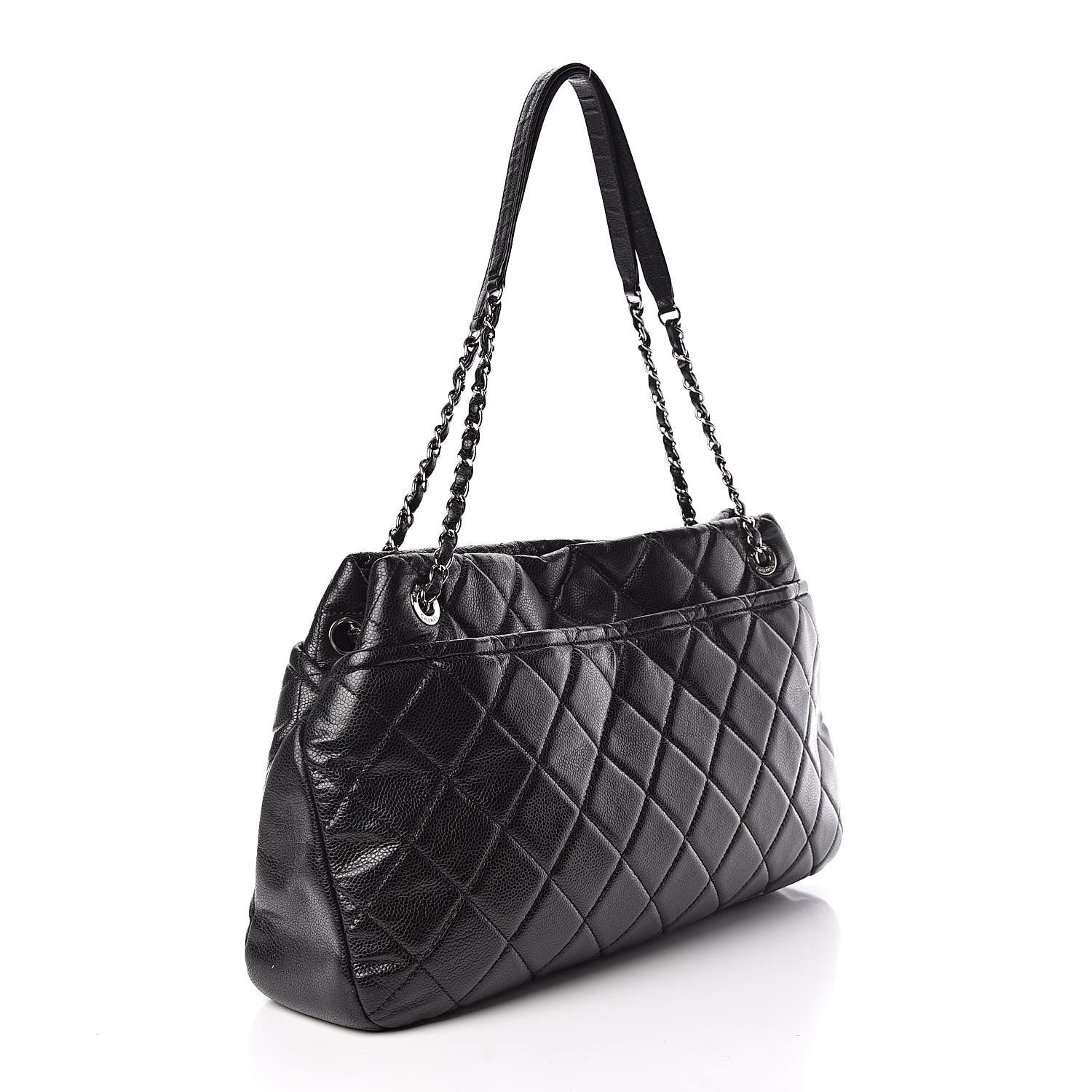 Chanel Caviar Quilted Timeless CC Soft Tote Black 3 of 12