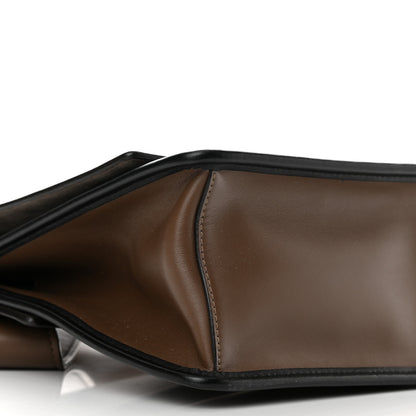 Fendi Vitello Century F is Fendi Bi-Color FF 1974 Embossed Kan I Shoulder Bag Maya Black 9 of 13