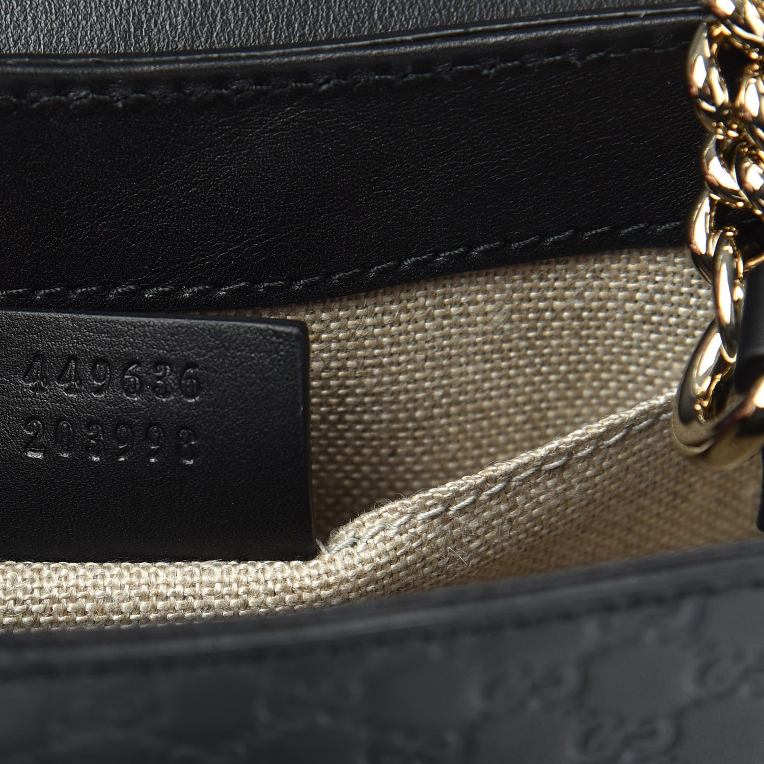 Gucci Microguccissima Mini Emily Shoulder Bag Black 7 of 10