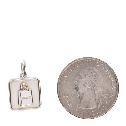 Tiffany Sterling Silver Lexicon Bag Charm 2 of 3