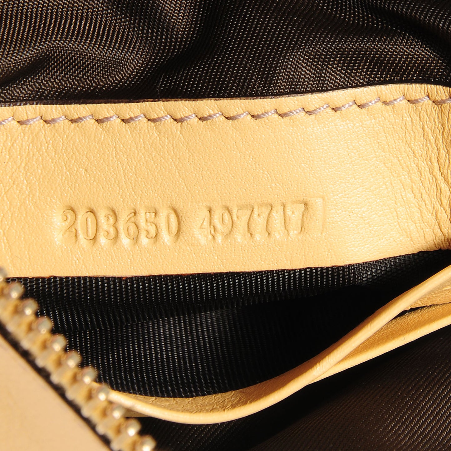 Monogram D Ring Wristlet Yellow