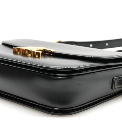 Celine Shiny Calfskin Medium Triomphe Black 10 of 10