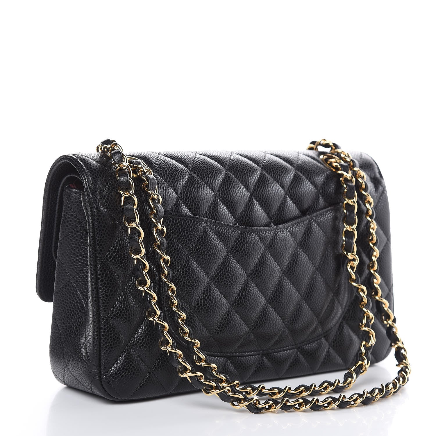 Chanel Caviar Quilted Medium Double Flap Black 3 of 10