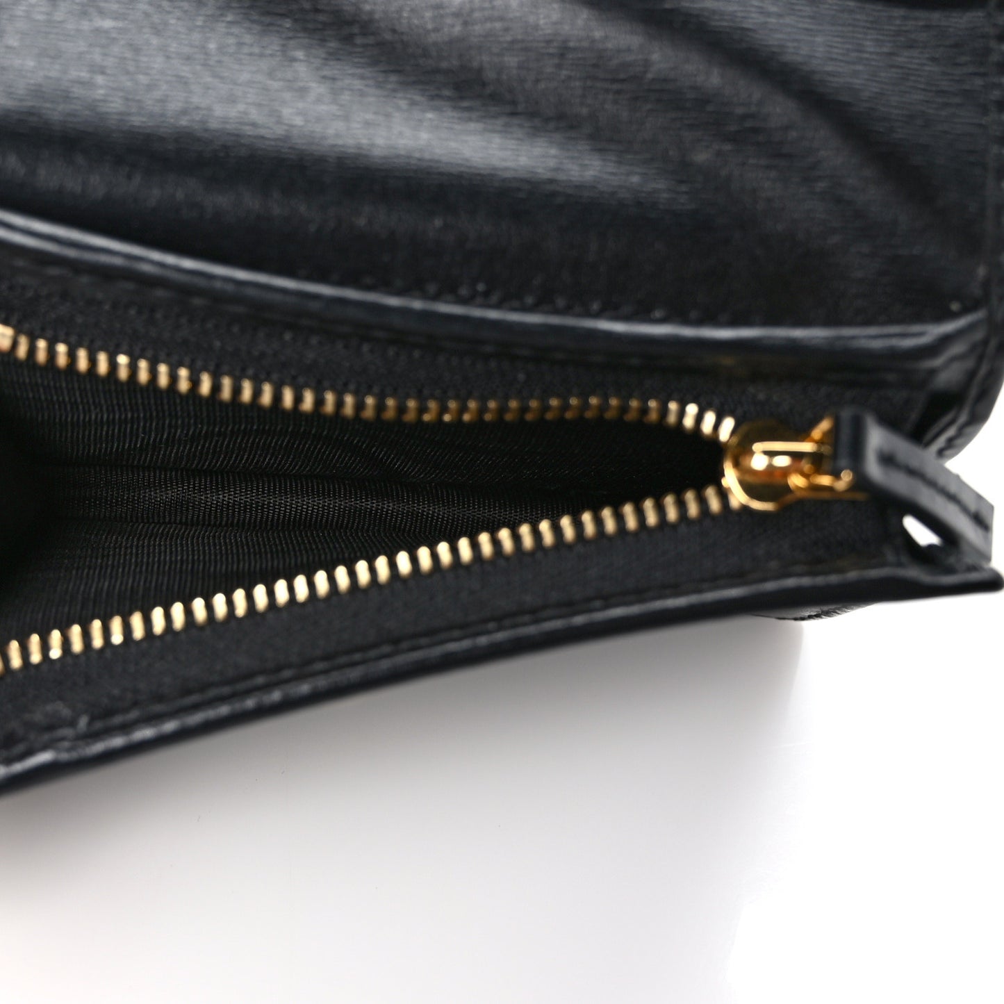 Boarded Plutone Calfskin Horsebit 1955 Card Case Wallet Black