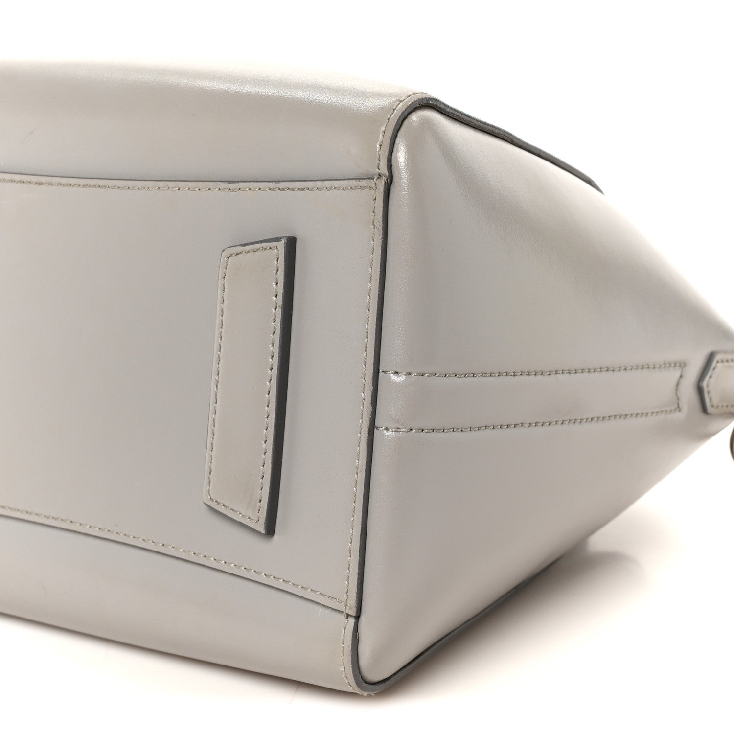 Givenchy Shiny Lord Calfskin Small Antigona Pearl Grey 10 of 10