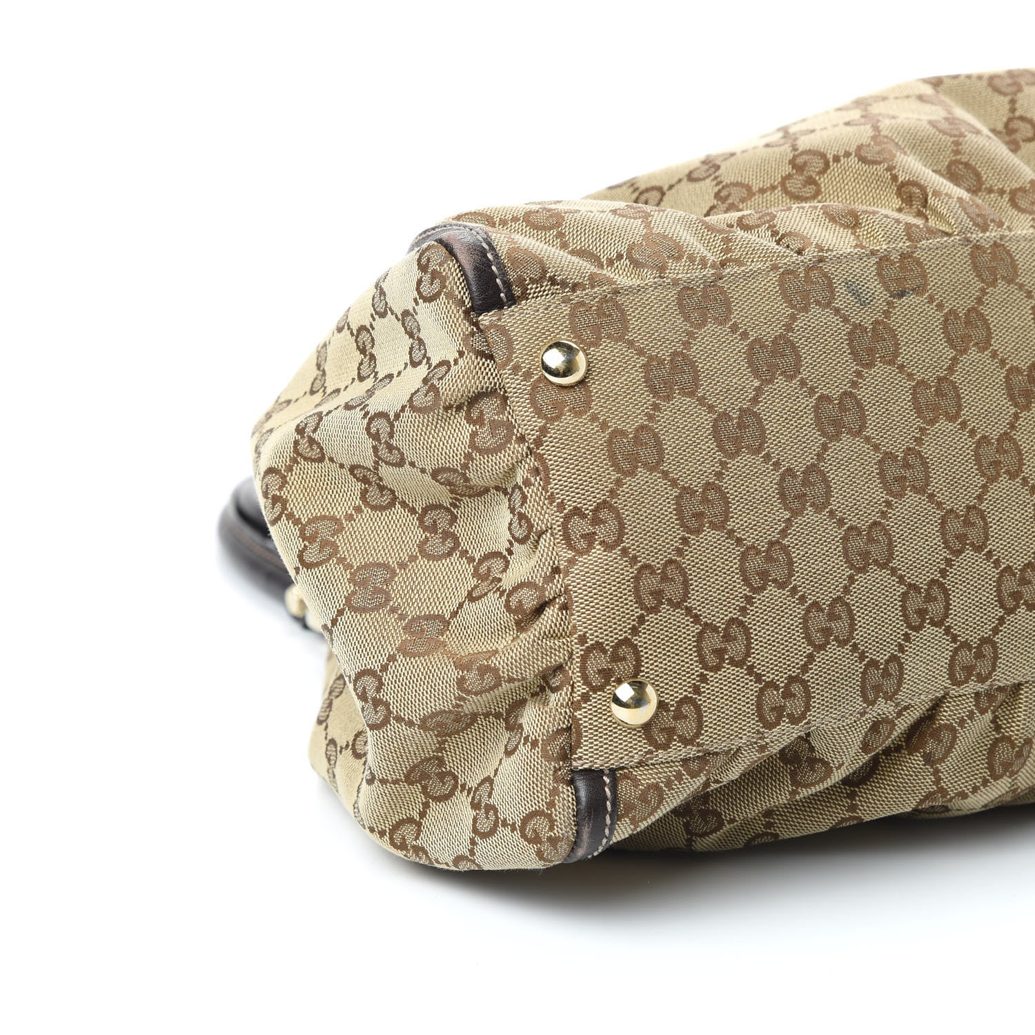 Gucci Monogram Large D Ring Hobo Dark Brown 6 of 10