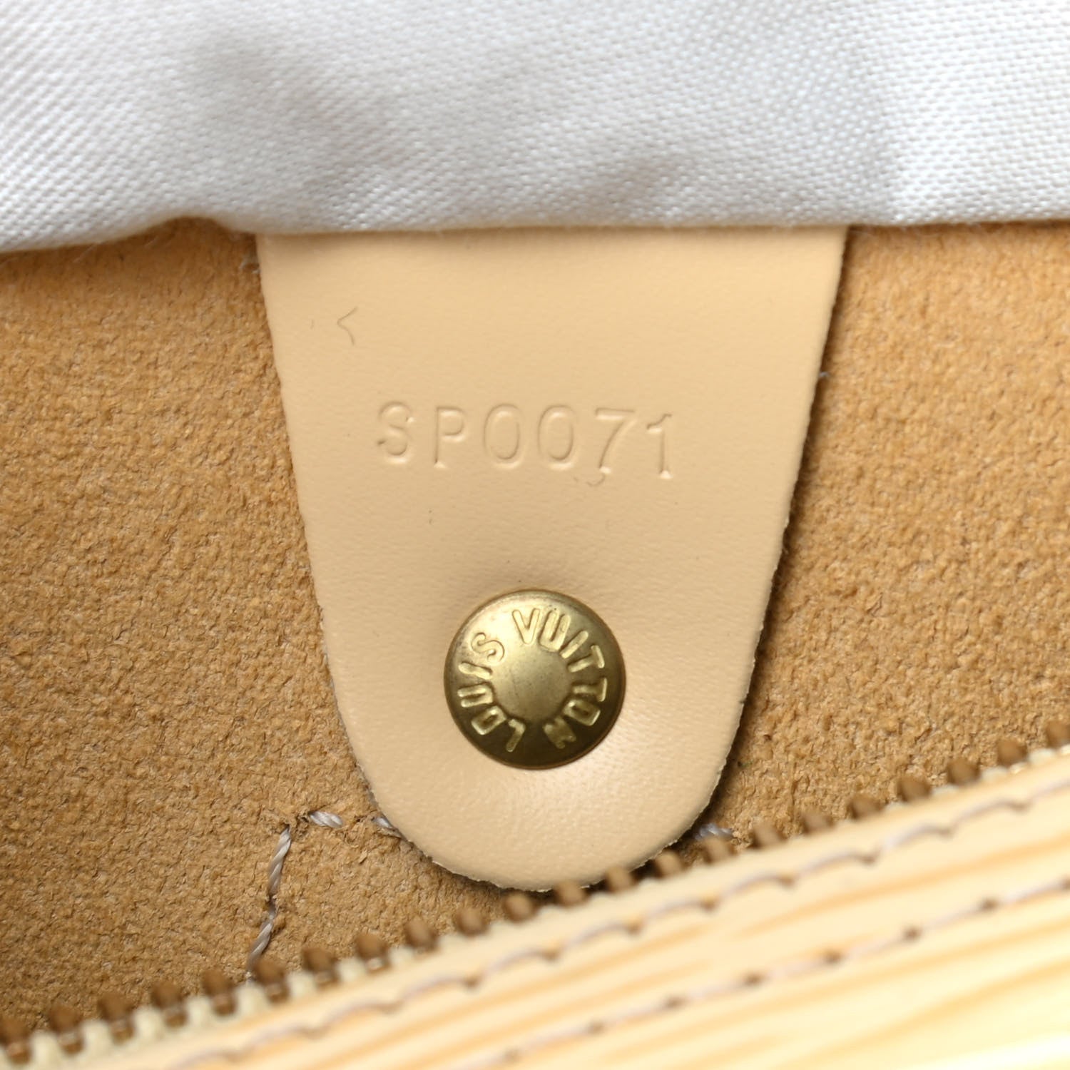 Louis Vuitton Epi Speedy 25 Vanilla 6 of 16