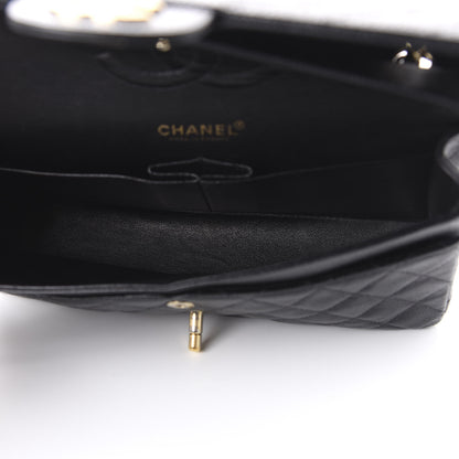 Chanel Caviar Quilted Medium Double Flap Black 5 of 11