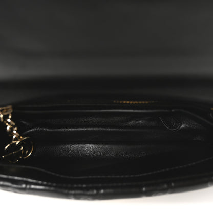 Gucci Lambskin Embossed Mini GG Milano Top Handle Shoulder Bag Black 5 of 9