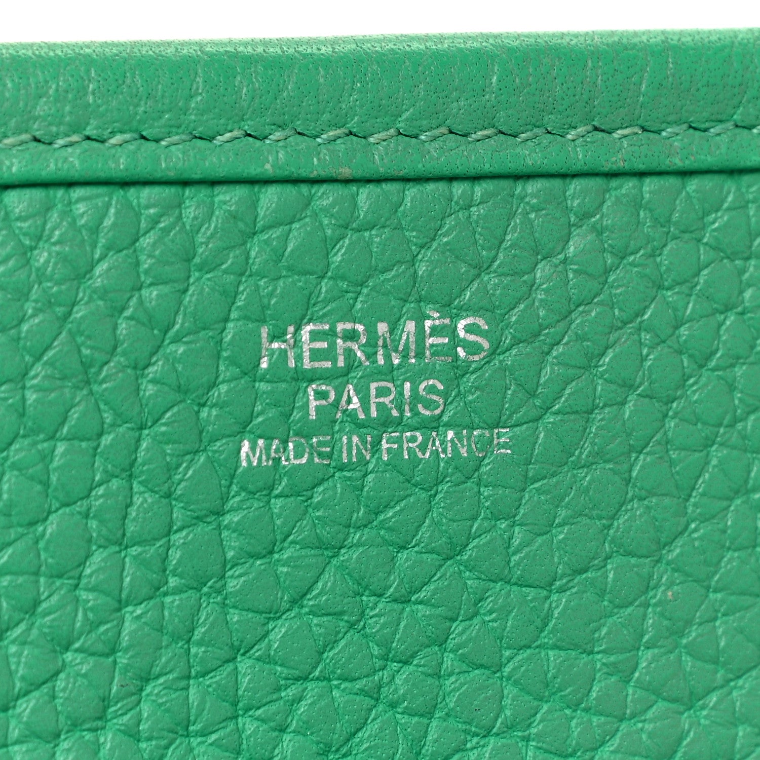 Hermes Taurillon Clemence Evelyne III PM Menthe 6 of 11
