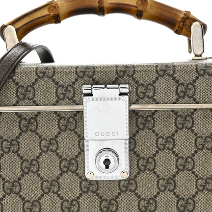 Gucci GG Supreme Monogram Globe-Trotter Beauty Case Brown 8 of 12