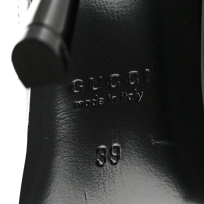 Gucci Nappa Boulevard Horsebit Knee High Boots 39 Black 6 of 7