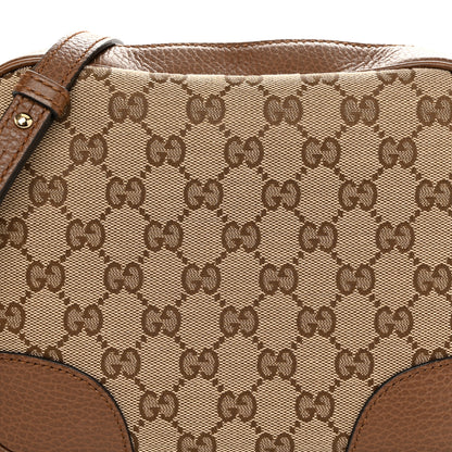 Gucci Monogram Mini Bree Messenger Bag Beige Tabacco 8 of 10