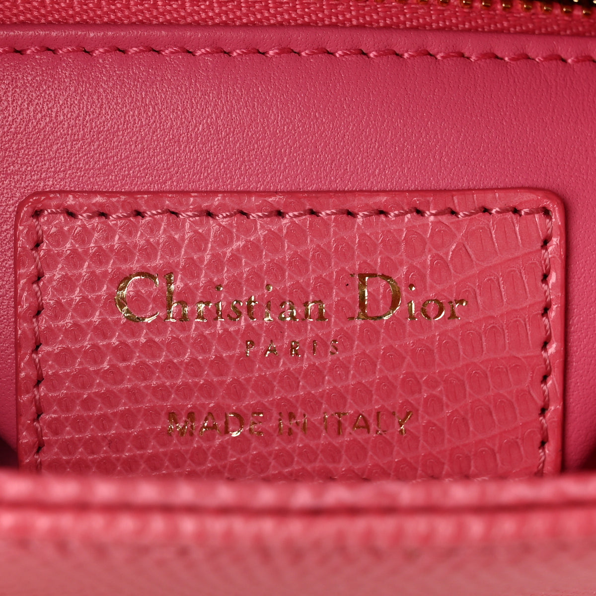 Christian Dior Lizard Mini Lady Dior Pink 6 of 11