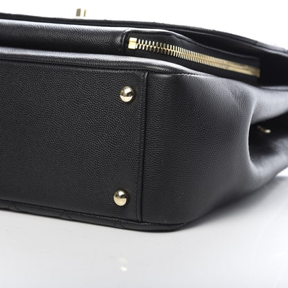 Chanel Caviar Quilted Large Business Affinity Flap Black 9 of 10