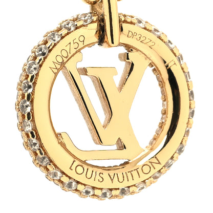 Louis Vuitton Metal Crystal Louise By Night Necklace 5 of 5