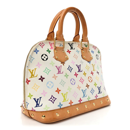 Louis Vuitton Monogram Multicolor Alma White 3 of 18