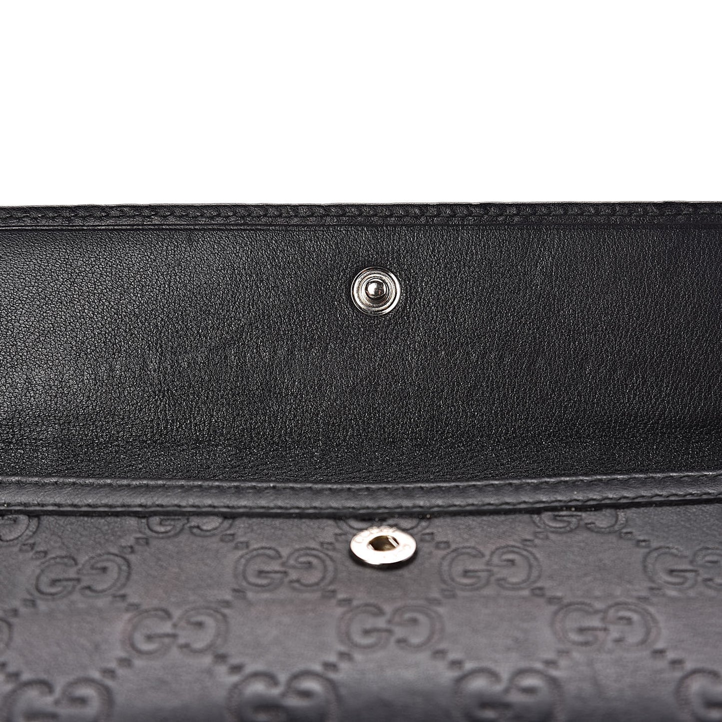 Guccissima Continental Wallet Black