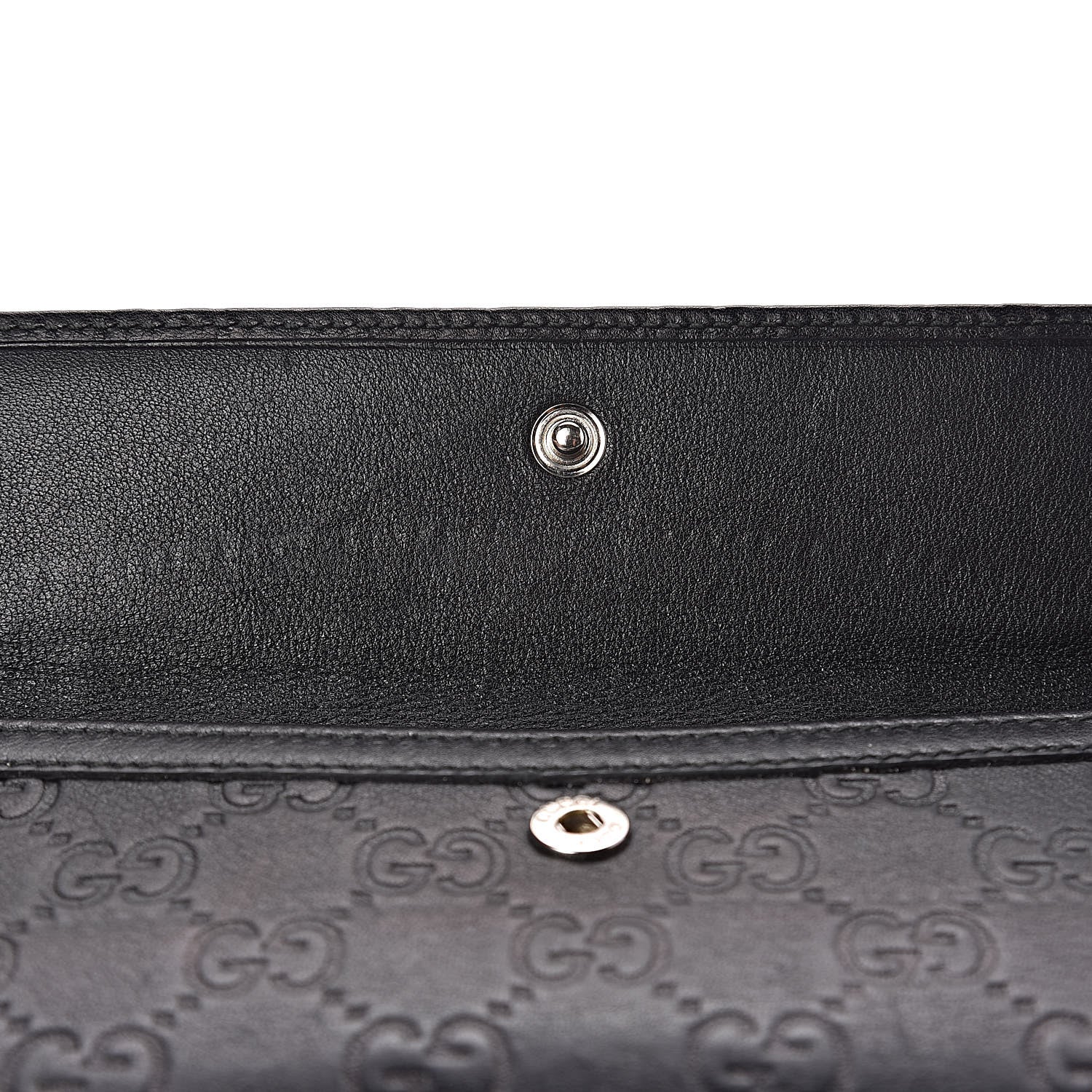 Gucci Guccissima Continental Wallet Black 14 of 16