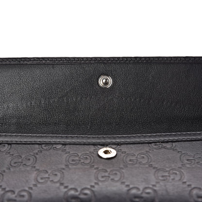 Gucci Guccissima Continental Wallet Black 14 of 16