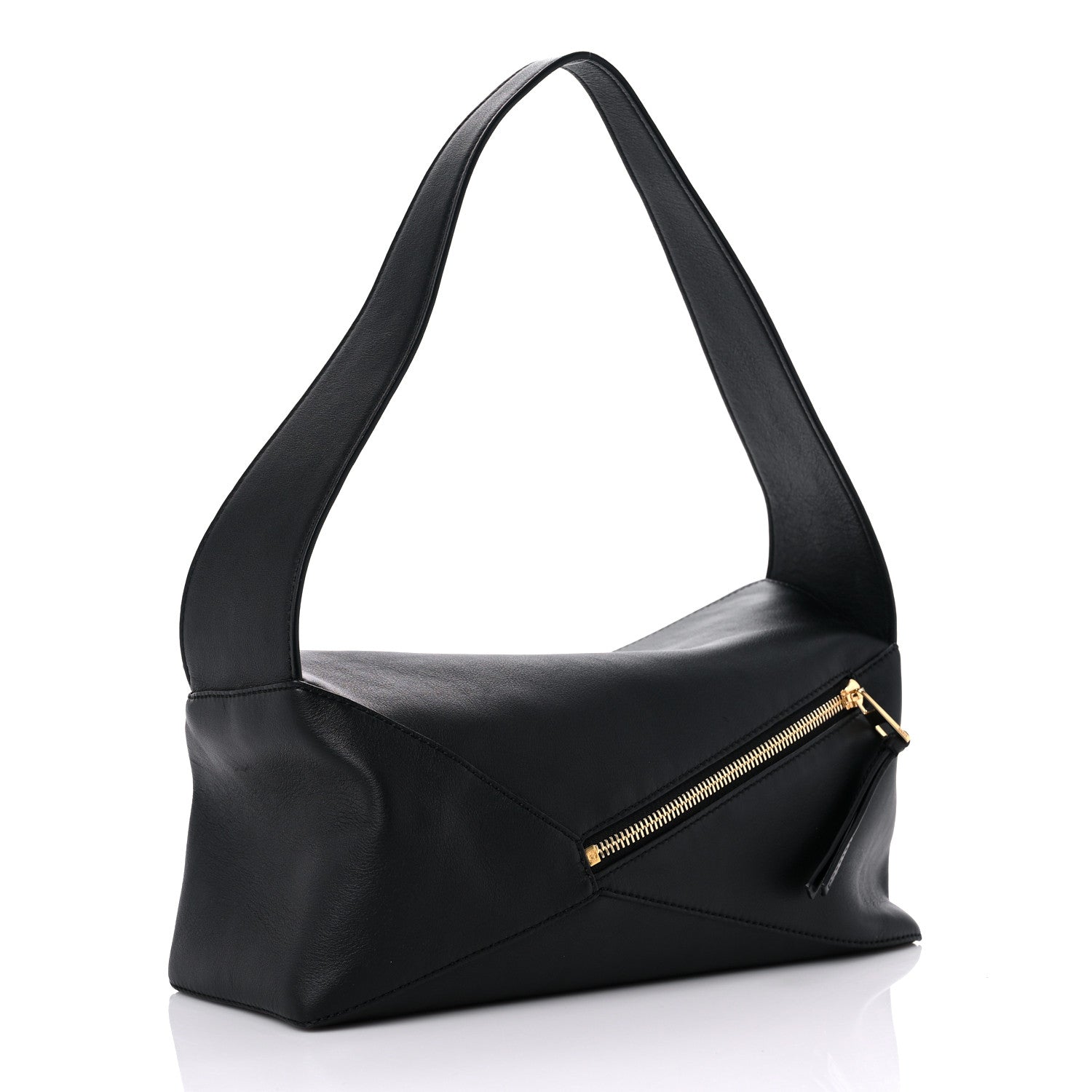 Loewe Calfskin Puzzle Hobo Black 3 of 12