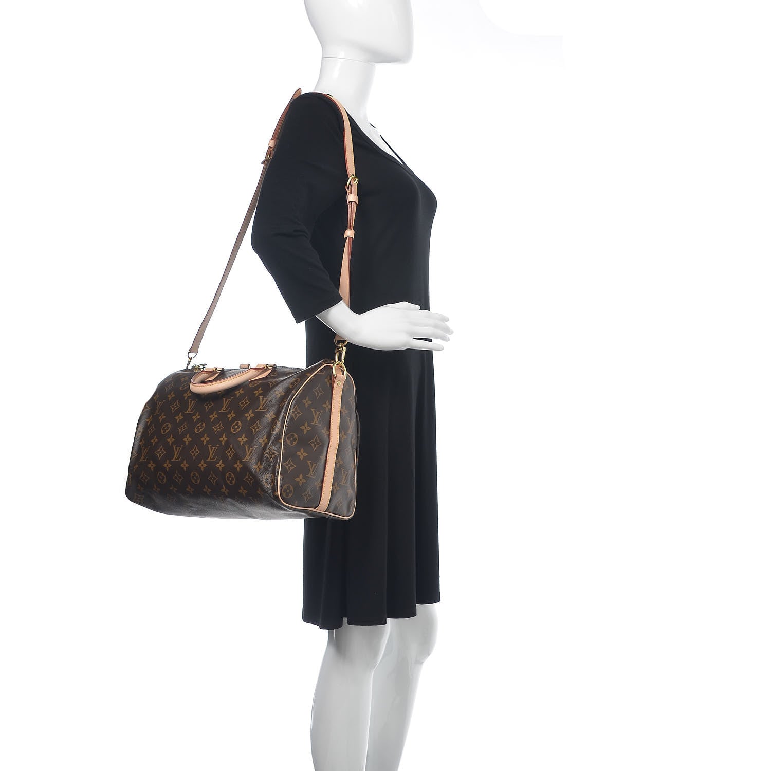 Louis Vuitton Monogram Speedy Bandouliere 35 3 of 13
