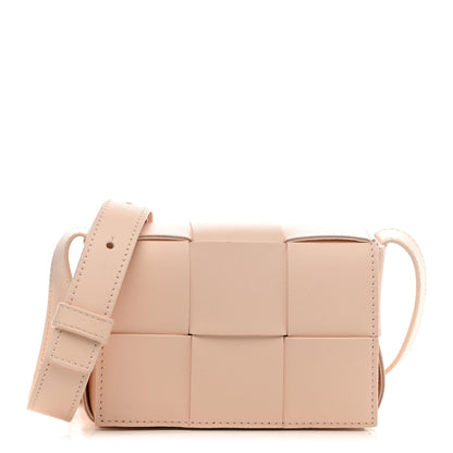 Bottega Veneta Lambskin Maxi Intreccio Candy Cassette Crossbody Bag Melon Washed 1 of 8
