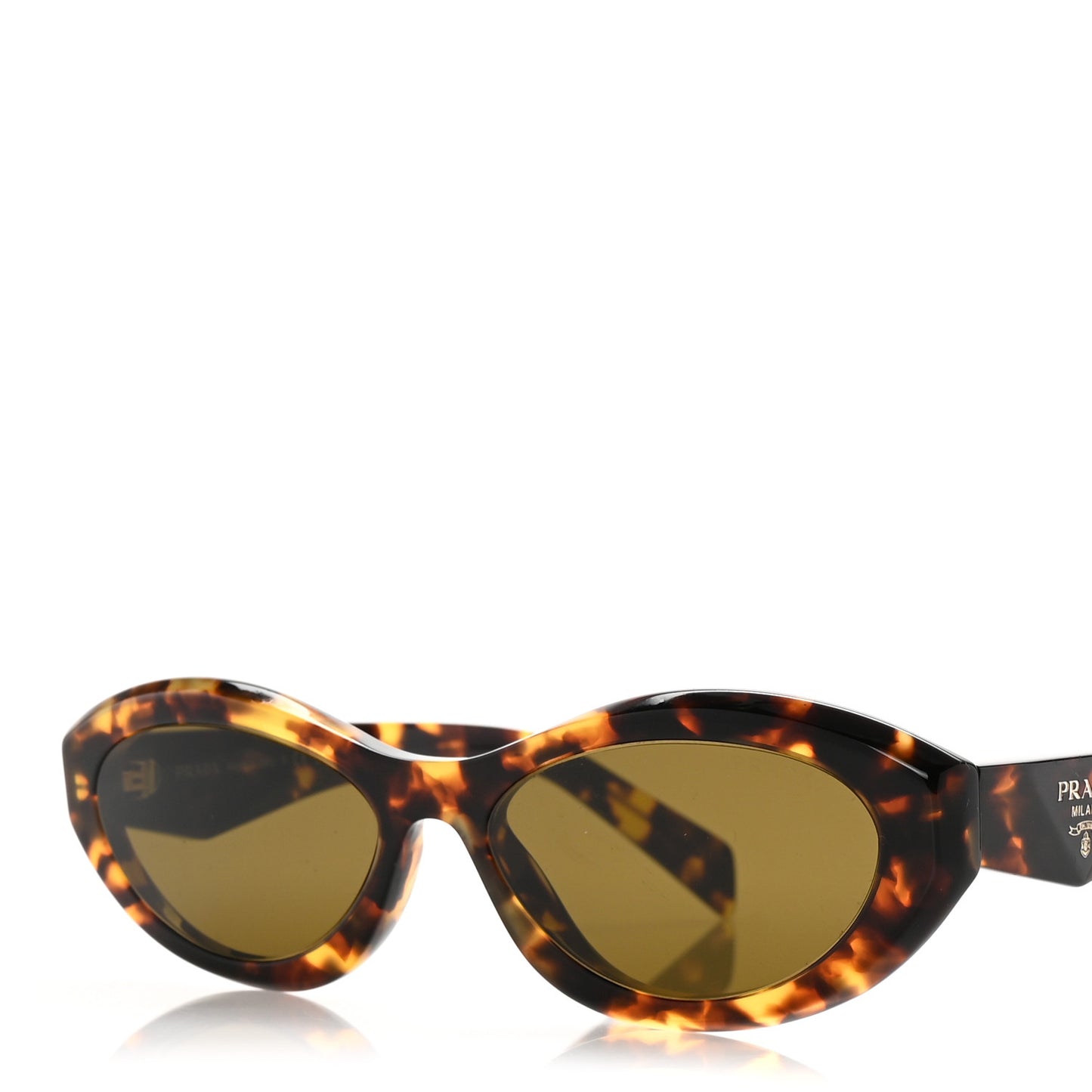 Acetate Oval Sunglasses SPR 26Z Tortoise