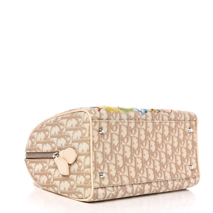 Christian Dior Monogram Vintage Flowers Bowler Beige 3 of 9