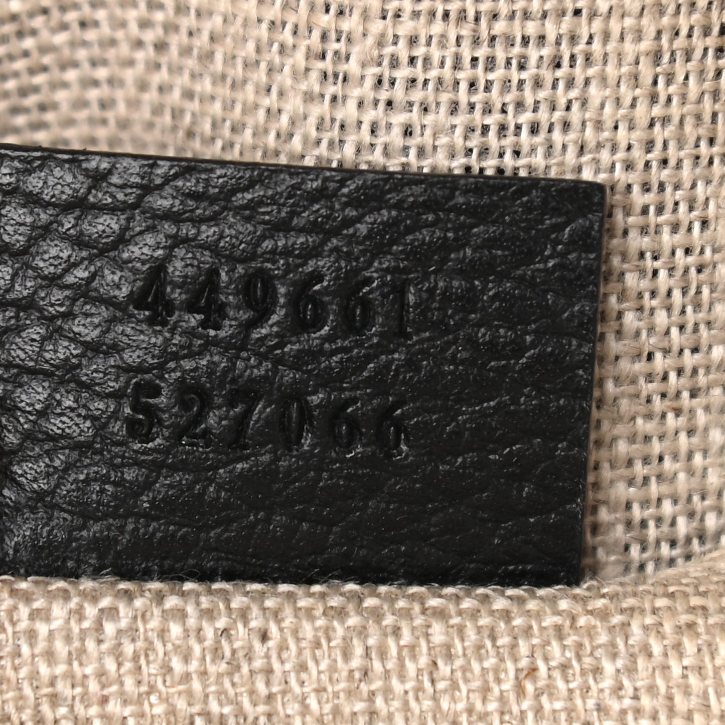 Dollar Calfskin Small GG Charm Dome Bag Black