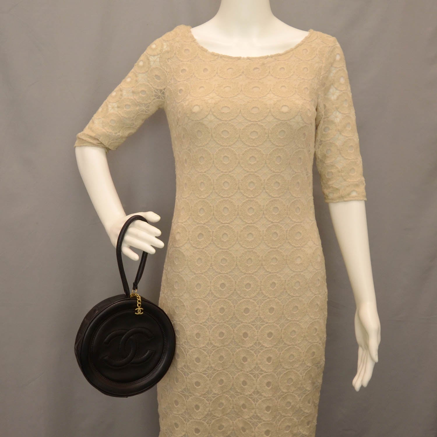 Chanel Lambskin Quilted Small CC Wristlet Black 2 of 9