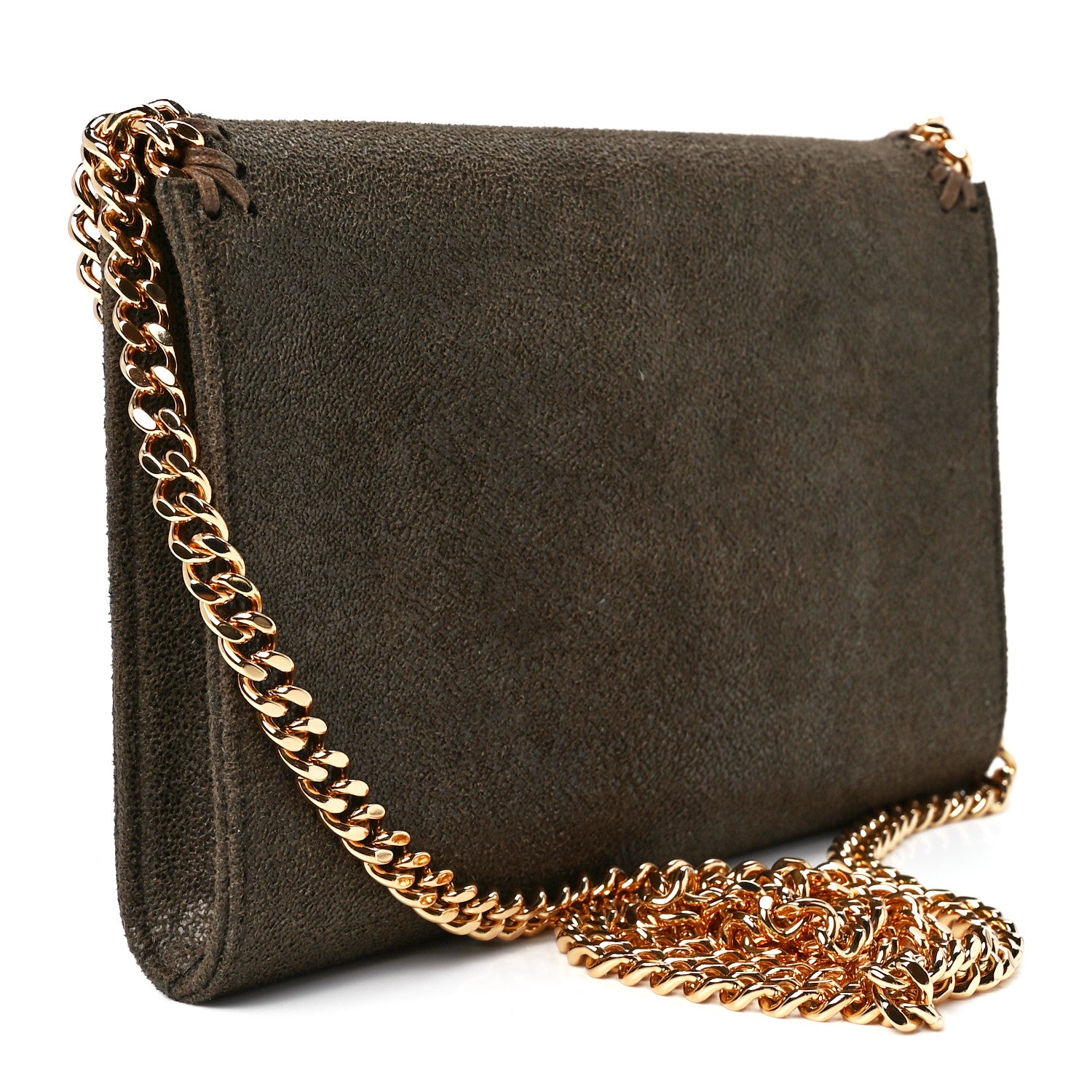 Stella McCartney Shaggy Deer Mini Falabella Crossbody Bag Brown 3 of 11