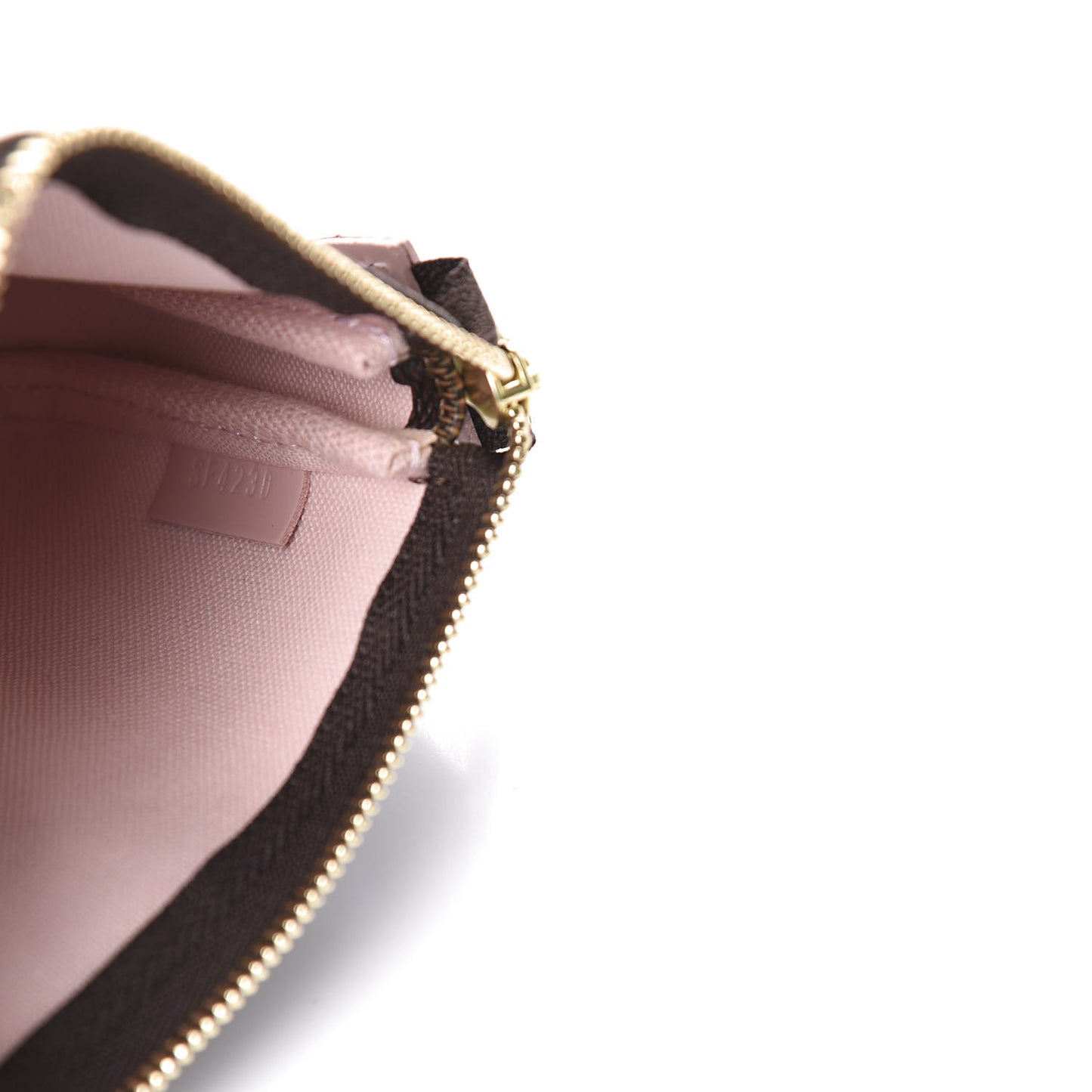 Damier Ebene 2020 Christmas Animation Big Wheel Mini Pochette Accessories Rose Ballerine