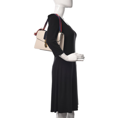 Gucci Calfskin Small Sylvie Shoulder Bag Off White 2 of 16