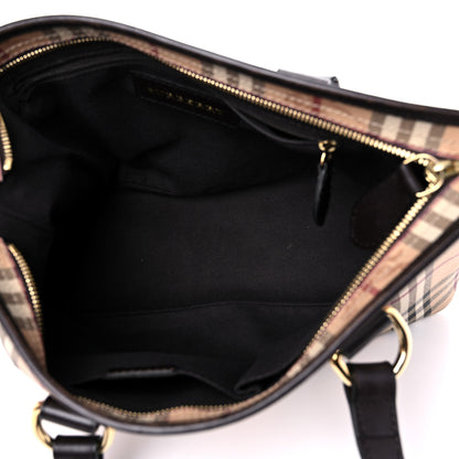Burberry Haymarket Check Nick Tote Chocolate 4 of 14