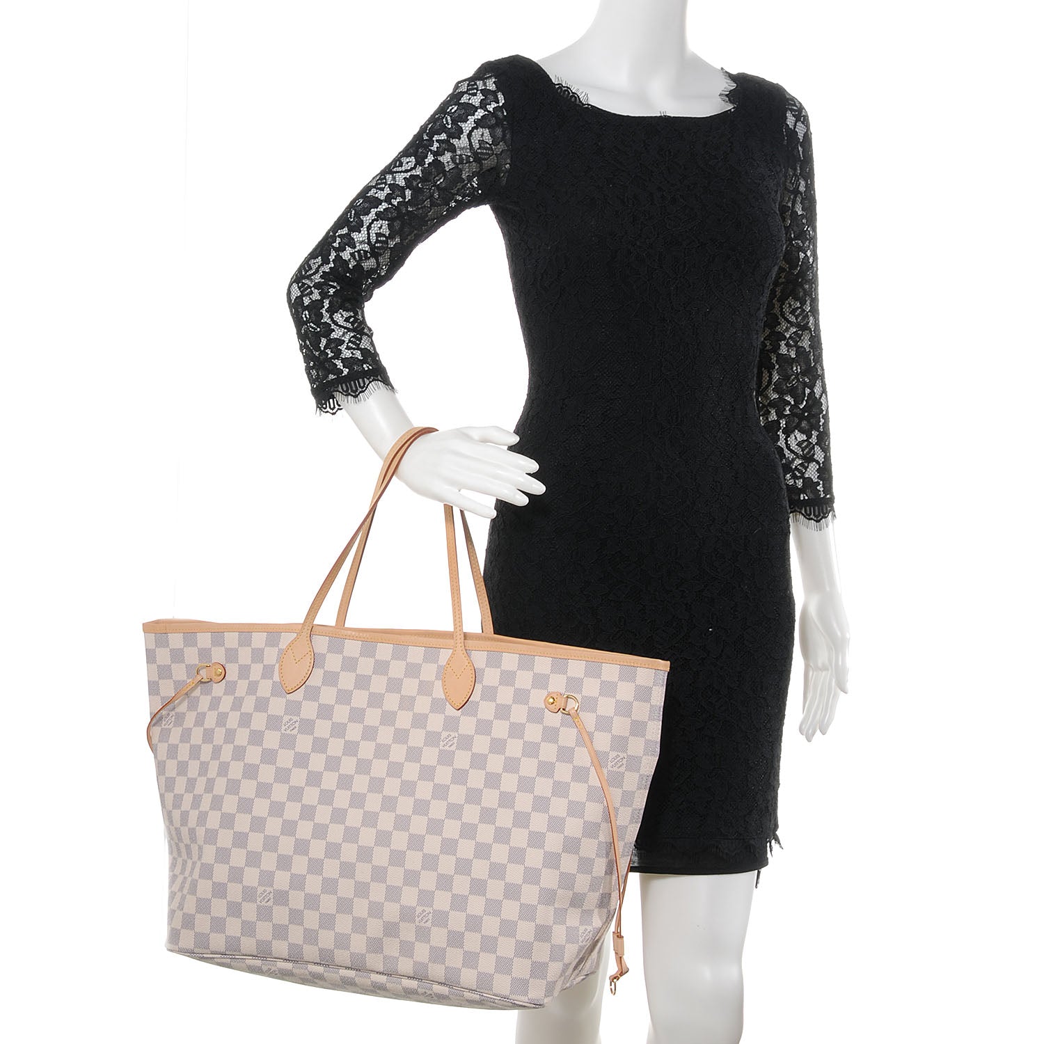 Louis Vuitton Damier Azur Neverfull GM 2 of 8