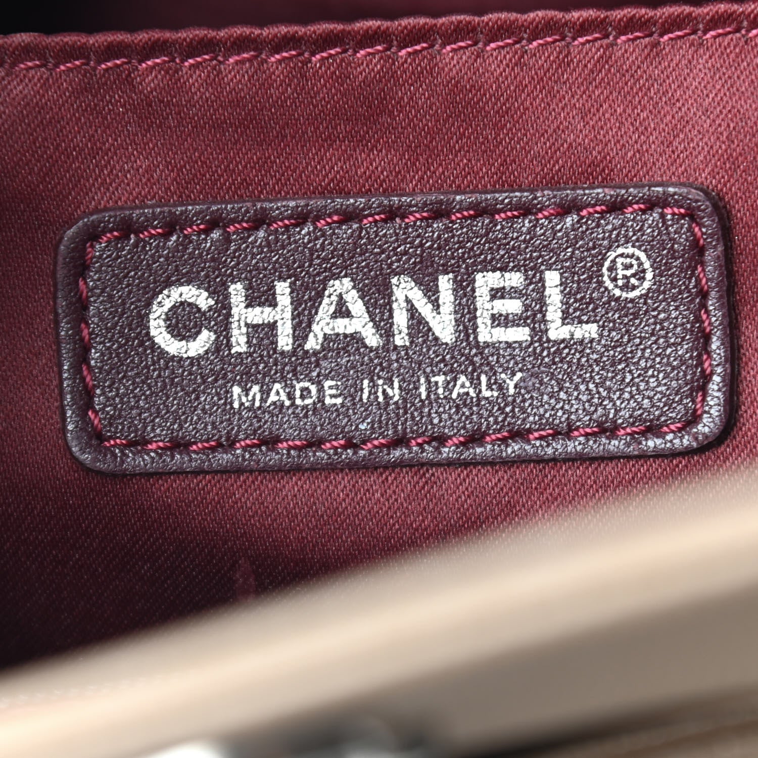 Chanel Caviar Medium Cerf Executive Shopper Tote Beige 7 of 11