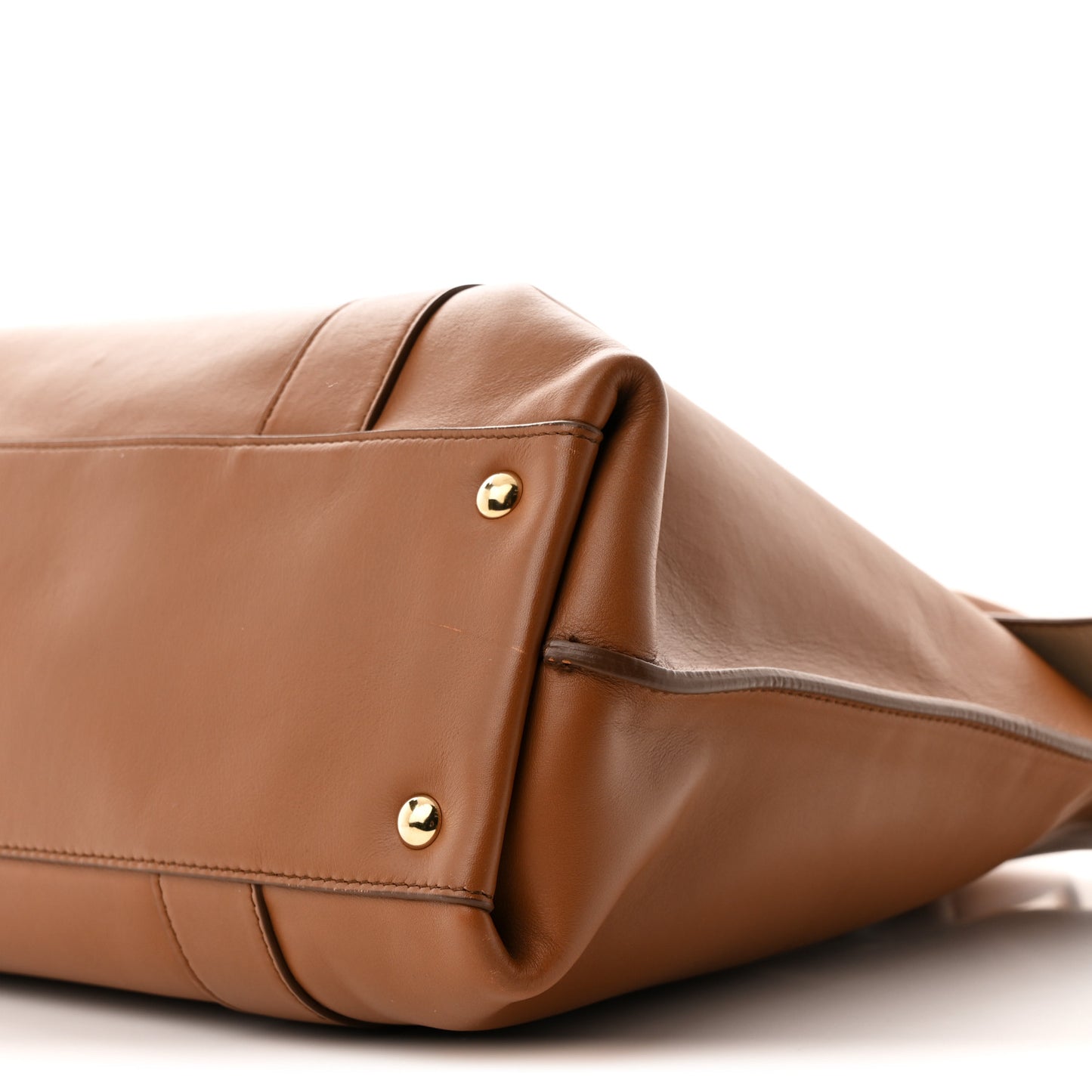 Calfskin Large Sookie Satchel Brown