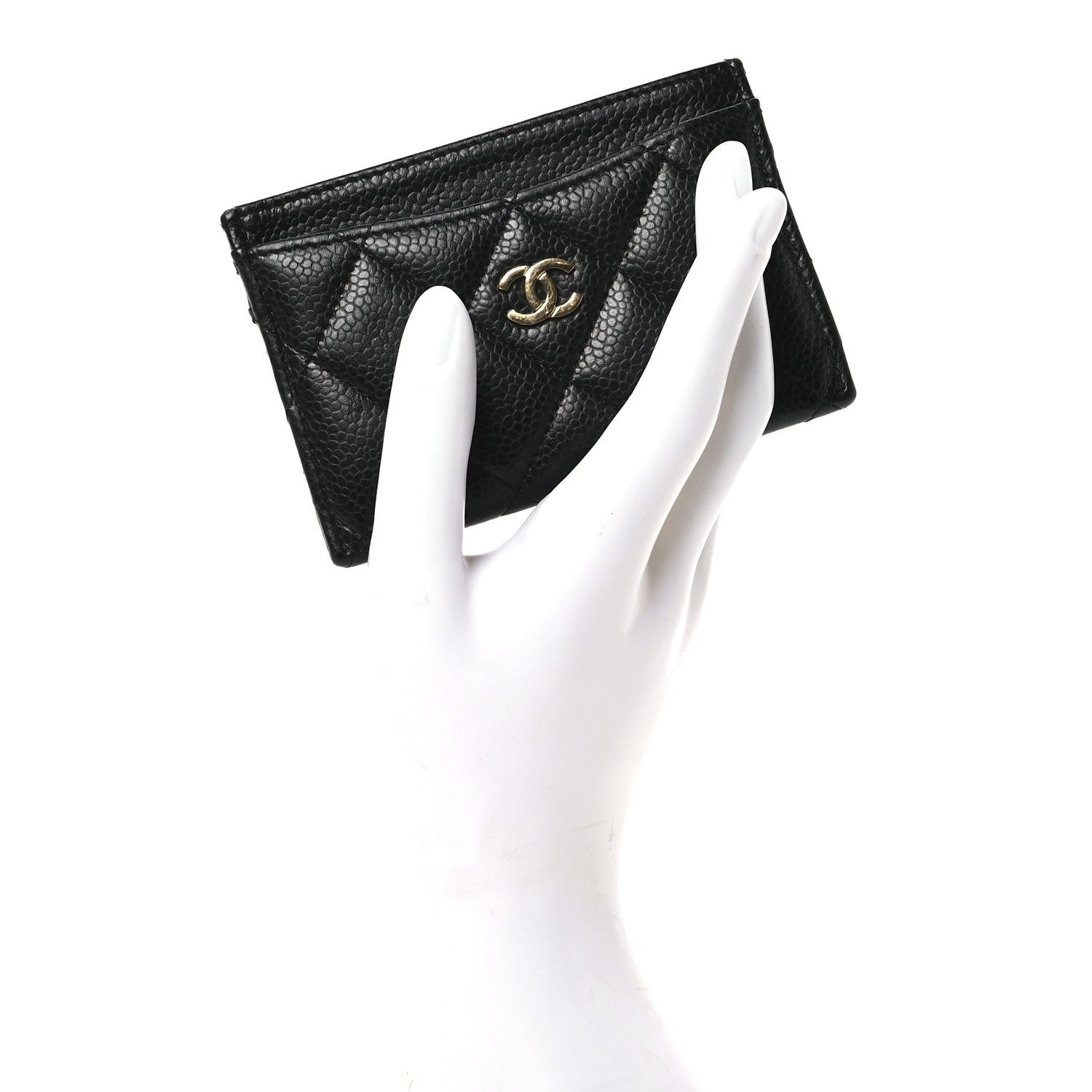 Chanel Caviar Quilted Card Holder Black 2 of 8