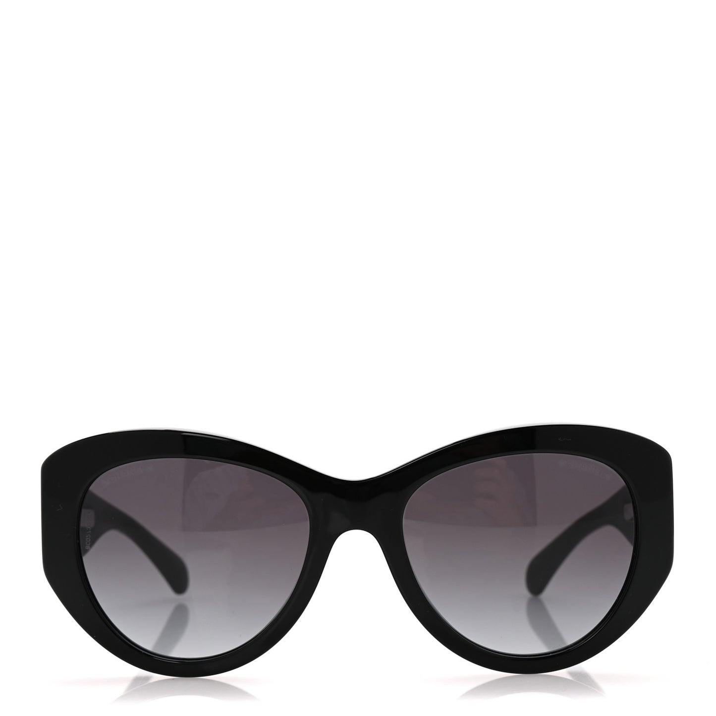 Acetate Butterfly Large CC Sunglasses 5492-A Black