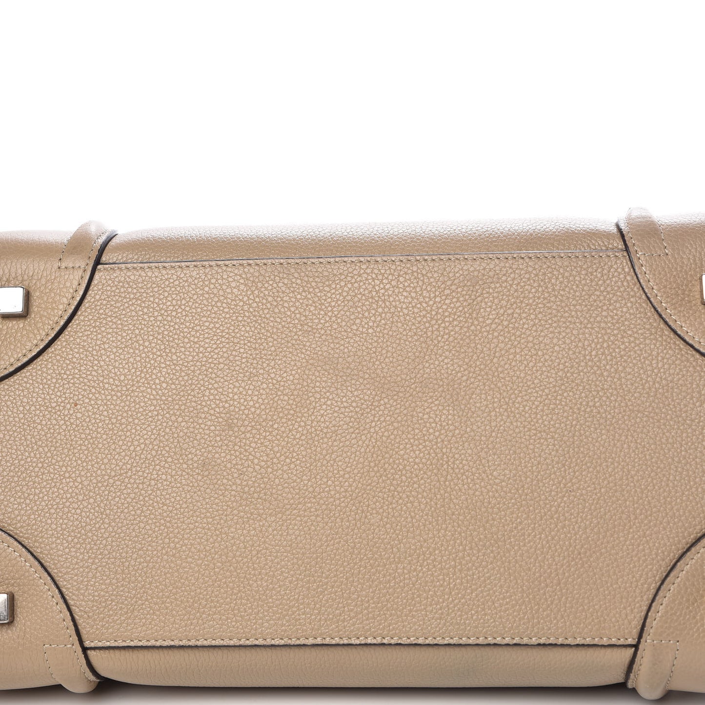 Drummed Calfskin Mini Luggage Dune