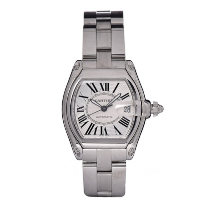 Cartier Stainless Steel 37mm Roadster Automatic Watch 1 of 13